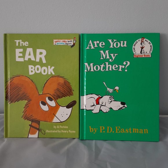 Two Classic Children's Beginner Books, Are You My Mother and The Ear Book - Picture 1 of 15